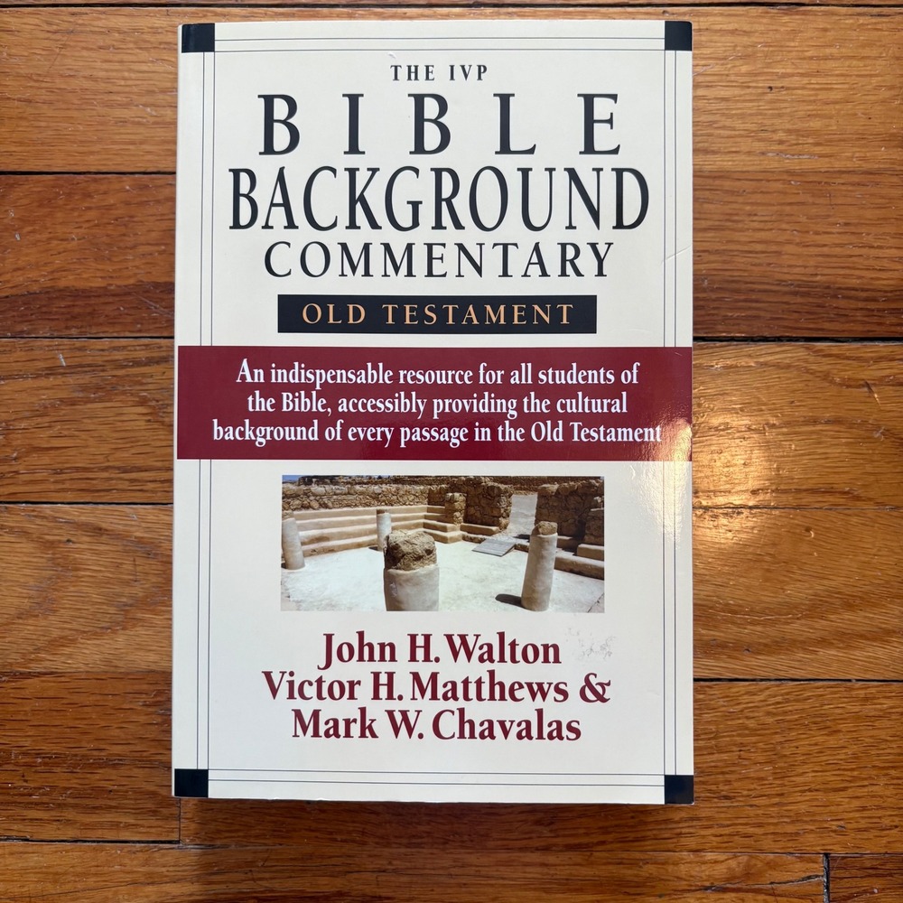The IVP Bible Background Commentary Old Testament Paperback Walton Matthews